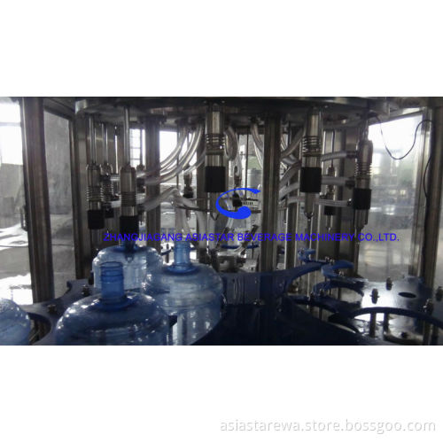 Customized 5 Gallon barreled pure water filling machine